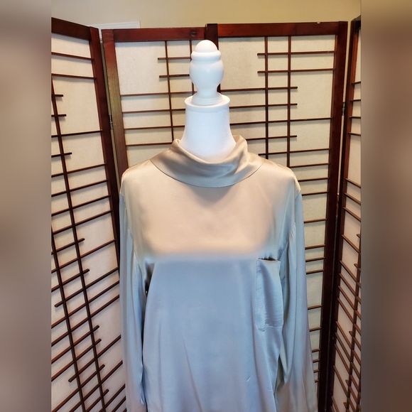 Dana Buchman silk blouse, size 10 - Picture 1 of 4